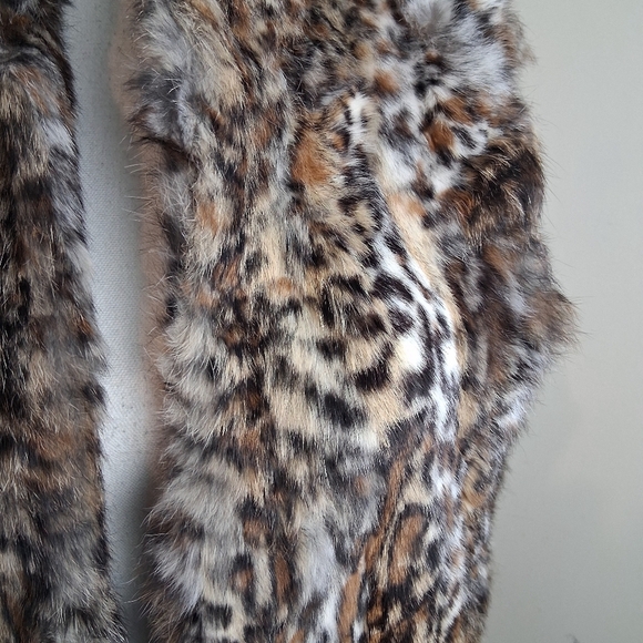 Adrienne Landau Rabbit Fur Vest Size Large - Picture 6 of 7